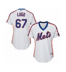 Women's New York Mets #67 Seth Lugo Authentic White Alternate Cool Base Baseball Player Jersey