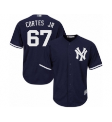 Youth New York Yankees #67 Nestor Cortes Jr. Authentic Navy Blue Alternate Baseball Player Jersey