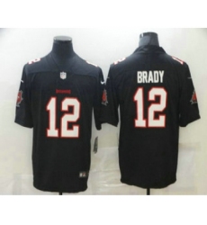 Men's Tampa Bay Buccaneers #12 Tom Brady Black 2020 NEW Vapor Untouchable Stitched NFL Nike Limited Jersey