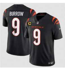 Men's Cincinnati Bengals #9 Joe Burrow Black 2026 F.U.S.E. 4-Star C Vapor Untouchable Limited Football Stitched Jersey