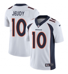 Youth Denver Broncos #10 Jerry Jeudy White Stitched Vapor Untouchable Limited Jersey Youth Denver Broncos #10 Jerry Jeudy White Stitched Vapor Untouchable Limited Jersey