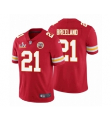 Youth Kansas City Chiefs #25 Clyde Edwards-Helaire Red Super Bowl LV game Jersey