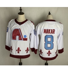 Men's Quebec Nordiques #8 Cale Makar White 2020-21 Special Edition Breakaway Player Jersey