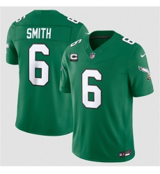 Men's Philadelphia Eagles #6 DeVonta Smith Kelly Green 2026 F.U.S.E. 2-Star C Throwback Vapor Untouchable Limited Football Stitched Jersey