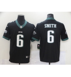 Men's Philadelphia Eagles #6 DeVonta Smith Nike Midnight Black 2021 Draft First Round Pick Limited Jersey