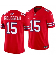 Men's Buffalo Bills #15 Gregory Rousseau Red 2026 F.U.S.E.Vapor Untouchable Limited Football Stitched Jersey