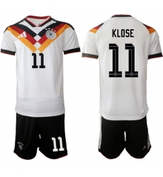 Men's Germany #11 KLOSE National Team FIFA x World Cup 2026 Home White On Field Jersey