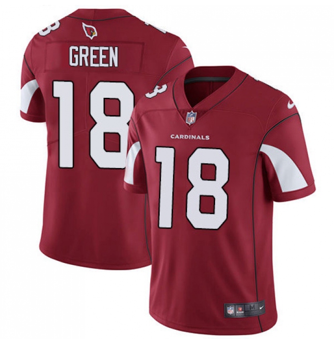 Men's Nike Arizona Cardinals #18 A.J. Green Red Team Color Stitched NFL Vapor Untouchable Limited Jersey