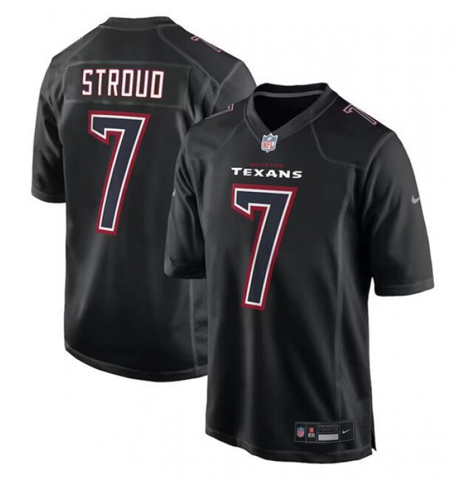 Men's Houston Texans #7 C.J. Stroud Black Fashion Vapor Untouchable Limited Football Stitched Jersey