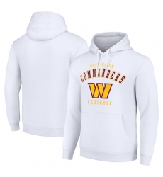 Men's Washington Commanders White Pullover Hoodie