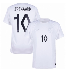 Nike Norway 3rd Martin Ødegaard 10 Jersey 2026-2027 Away White