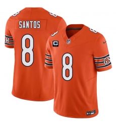 Men's Chicago Bears #8 Cairo Santos Orange 2026 F.U.S.E. 2-Star C Vapor Untouchable Limited Football Stitched Jersey