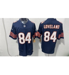 Men's Chicago Bears #84 Colston Loveland Navy 2026 F.U.S.E. Vapor Untouchable Limited Football Stitched Jersey