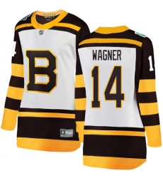 Women's Boston Bruins #14 Chris Wagner White 2019 Winter Classic Fanatics Branded Breakaway NHL Jersey