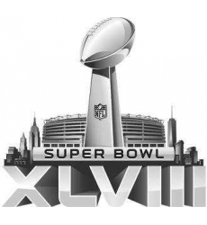 Stitched 2014 NFL Super Bowl 48 XLVIII Jersey Patch