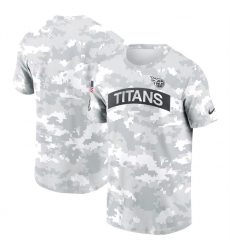 Men's Tennessee Titans 2024 Arctic Camo Salute To Service Performance T-Shirt