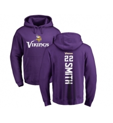 Football Minnesota Vikings #22 Harrison Smith Purple Backer Pullover Hoodie