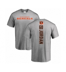 Football Cincinnati Bengals #60 Michael Jordan Ash Backer T-Shirt