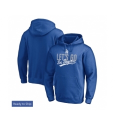 Men's Los Angeles Dodgers Blue Pullover Hoodie