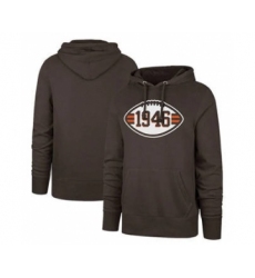 Men's Cleveland Browns 1946 Brown Pullover Football Hoodie
