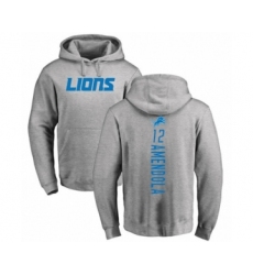 Football Detroit Lions #12 Danny Amendola Ash Backer Pullover Hoodie