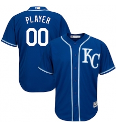 Men's Kansas City Royals Majestic Royal Cool Base Custom Jersey