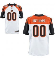 Men's Cincinnati Bengals Nike White Custom Elite Jersey