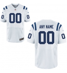 Men's Indianapolis Colts Nike White Custom Elite Jersey