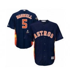 Youth Houston Astros #5 Jeff Bagwell Authentic Navy Blue Alternate Cool Base 2019 World Series Bound Baseball Jersey