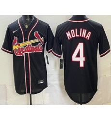 Men's St. Louis Cardinals Blank Black USA 250 Stitched Baseball Jersey