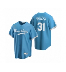Men's Los Angeles Dodgers #31 Mike Piazza Nike Light Blue Cooperstown Collection Alternate Jersey