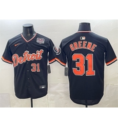 Men's Detroit Tigers #31 Riley Greene Navy 2026 Alternate USA 250 Vapor Premier Limited Stitched Baseball Jersey