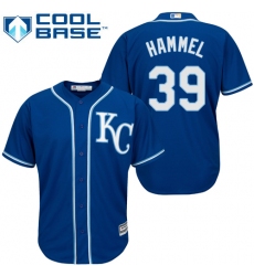 Youth Majestic Kansas City Royals #39 Jason Hammel Replica Blue Alternate 2 Cool Base MLB Jersey