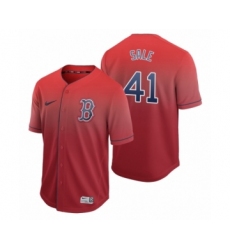 Men's Boston Red Sox #41 Chris Sale Red Fade Nike Jersey