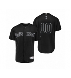 Men Red Sox #10 David Price X Black 2019 Players Weekend Authentic Jersey