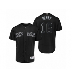 Men's Boston Red Sox #16 Andrew Benintendi Benny Black 2019 Players Weekend Authentic Jersey