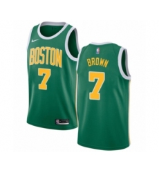 Youth Nike Boston Celtics #7 Jaylen Brown Green Swingman Jersey - Earned Edition