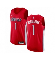 Women's Nike Washington Wizards #1 Chris McCullough Red Swingman Jersey - Earned Edition
