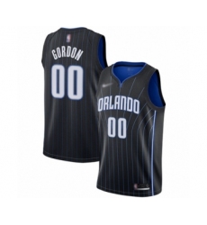 Men's Orlando Magic #00 Aaron Gordon Authentic Black Basketball Jersey Statement Edition