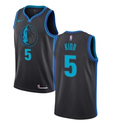 Youth Nike Dallas Mavericks #5 Jason Kidd Swingman Charcoal NBA Jersey - City Edition