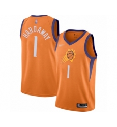 Men's Phoenix Suns #1 Penny Hardaway Authentic Orange Finished Basketball Jersey - Statement Edition