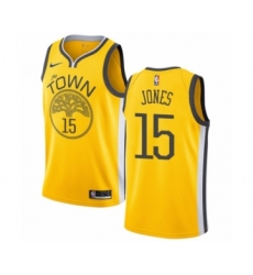 Men's Nike Golden State Warriors #35 Kevin Durant Yellow Swingman Jersey - Earned Edition
