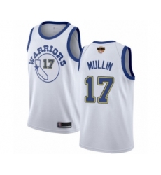 Youth Golden State Warriors #17 Chris Mullin Swingman White Hardwood Classics 2019 Basketball Finals Bound Basketball Jersey