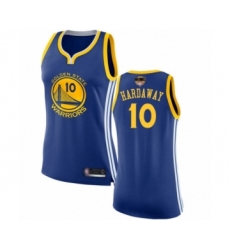 Women's Golden State Warriors #10 Tim Hardaway Swingman Royal Blue 2019 Basketball Finals Bound Basketball Jersey - Icon Edition