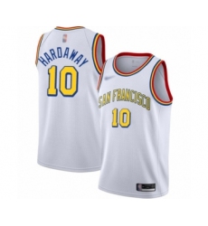 Youth Golden State Warriors #10 Tim Hardaway Swingman White Hardwood Classics Basketball Jersey - San Francisco Classic Edition