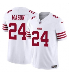 Men's San Francisco 49ers #24 Jordan Mason White 2023 F.U.S.E. Football Stitched Jersey