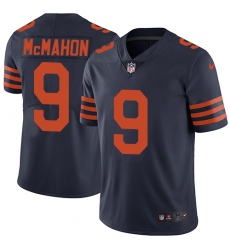 Men's Nike Chicago Bears #9 Jim McMahon Navy Blue Alternate Vapor Untouchable Limited Player NFL Jersey