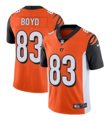 Men's Nike Cincinnati Bengals #83 Tyler Boyd Vapor Untouchable Limited Orange Alternate NFL Jersey