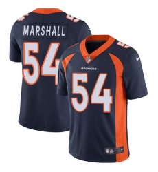Men's Nike Denver Broncos #54 Brandon Marshall Navy Blue Alternate Vapor Untouchable Limited Player NFL Jersey