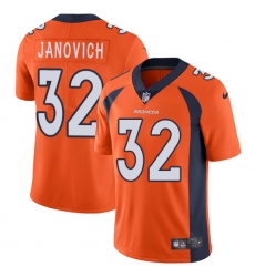 Youth Nike Denver Broncos #32 Andy Janovich Orange Team Color Vapor Untouchable Limited Player NFL Jersey
